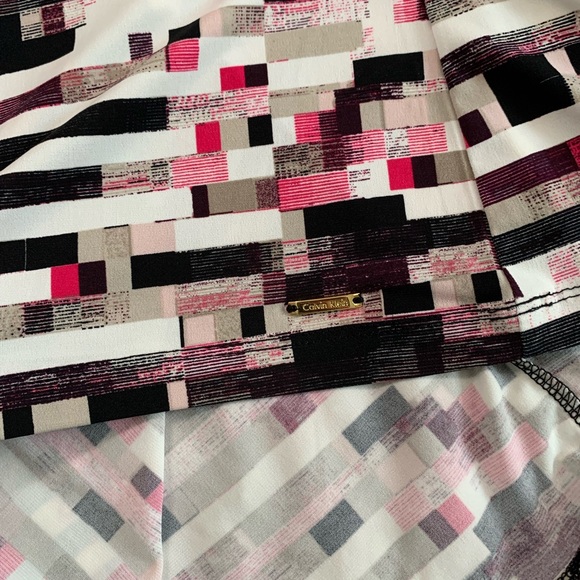 Calvin Klein Pleat Neck Top Sleeveless Size P - Picture 8 of 17